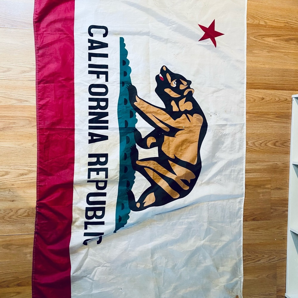 Large California Republic Tapestry / Flag